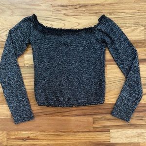 Hollister smocked top